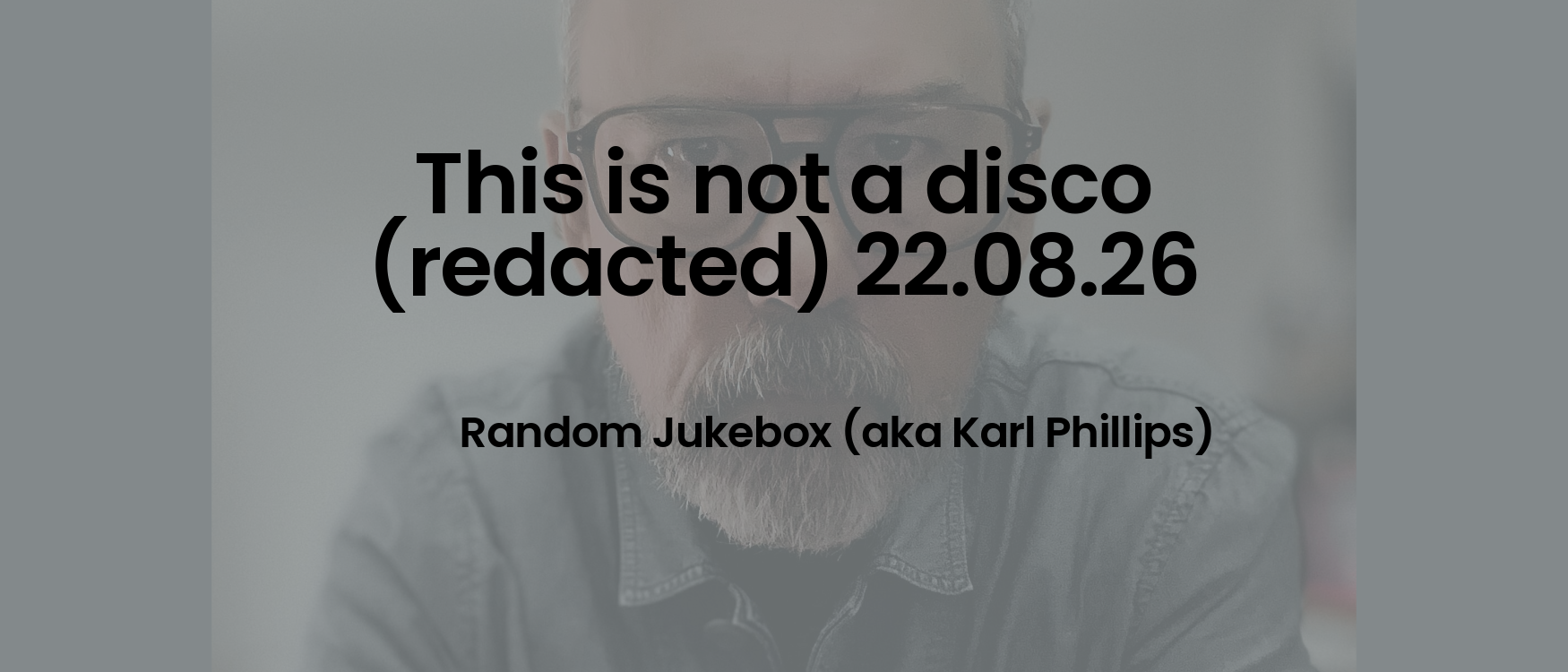 This is not a disco 220826 (redacted)