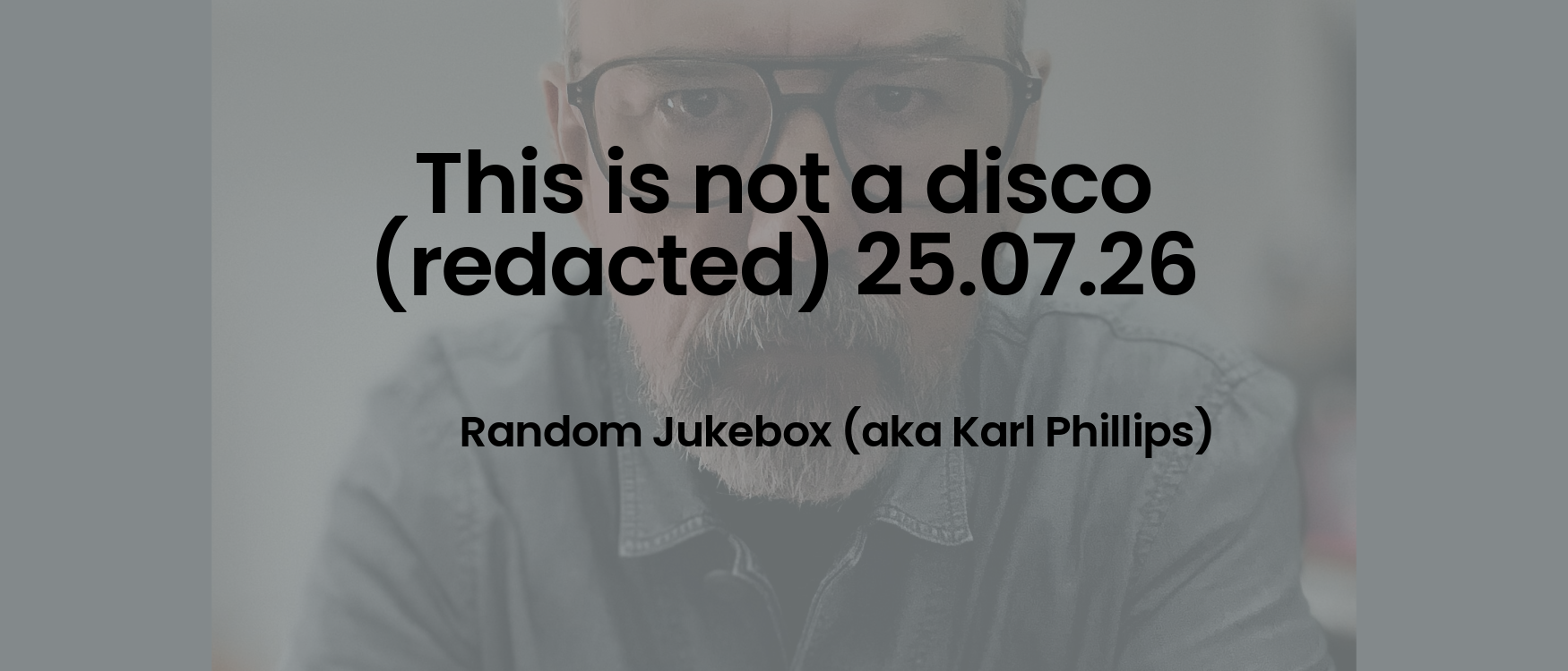 This is not a disco 250726 (redacted) 